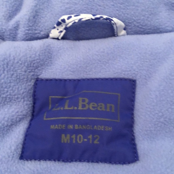 Girls’ L.L. Bean Purple Thinsulate Winter Coat and Snow Bib - Size 10-12 Medium - Picture 9 of 16